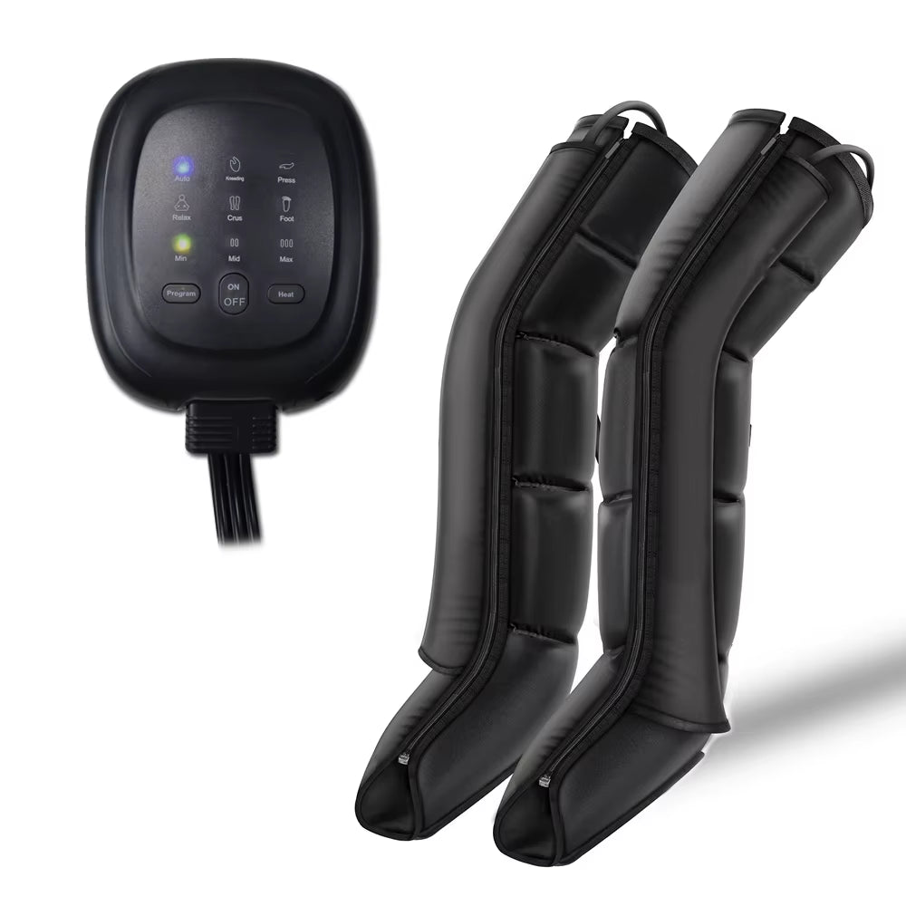 Air Compression Leg Recovery System Foot Massager for Circulation and Relaxation Calf Massage Muscle Pain Relief Device
