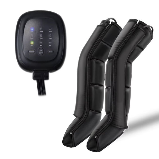 Air Compression Leg Recovery System Foot Massager for Circulation and Relaxation Calf Massage Muscle Pain Relief Device