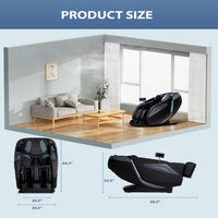 Massage Chair Built for Full Body Recovery, 4D Technology, Zero Gravity Recline, SL Track System