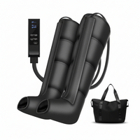 Leg Compression Massager Built for Athletic Recovery, Sequential Air Pressure, 9 Intensities, 6 Modes